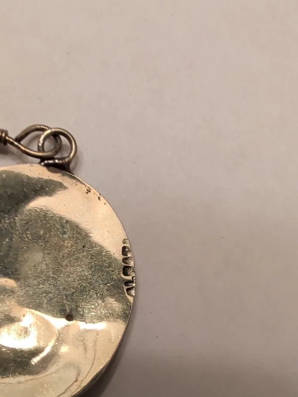 Alpaca Oval Drop Earrings with Green Inlay